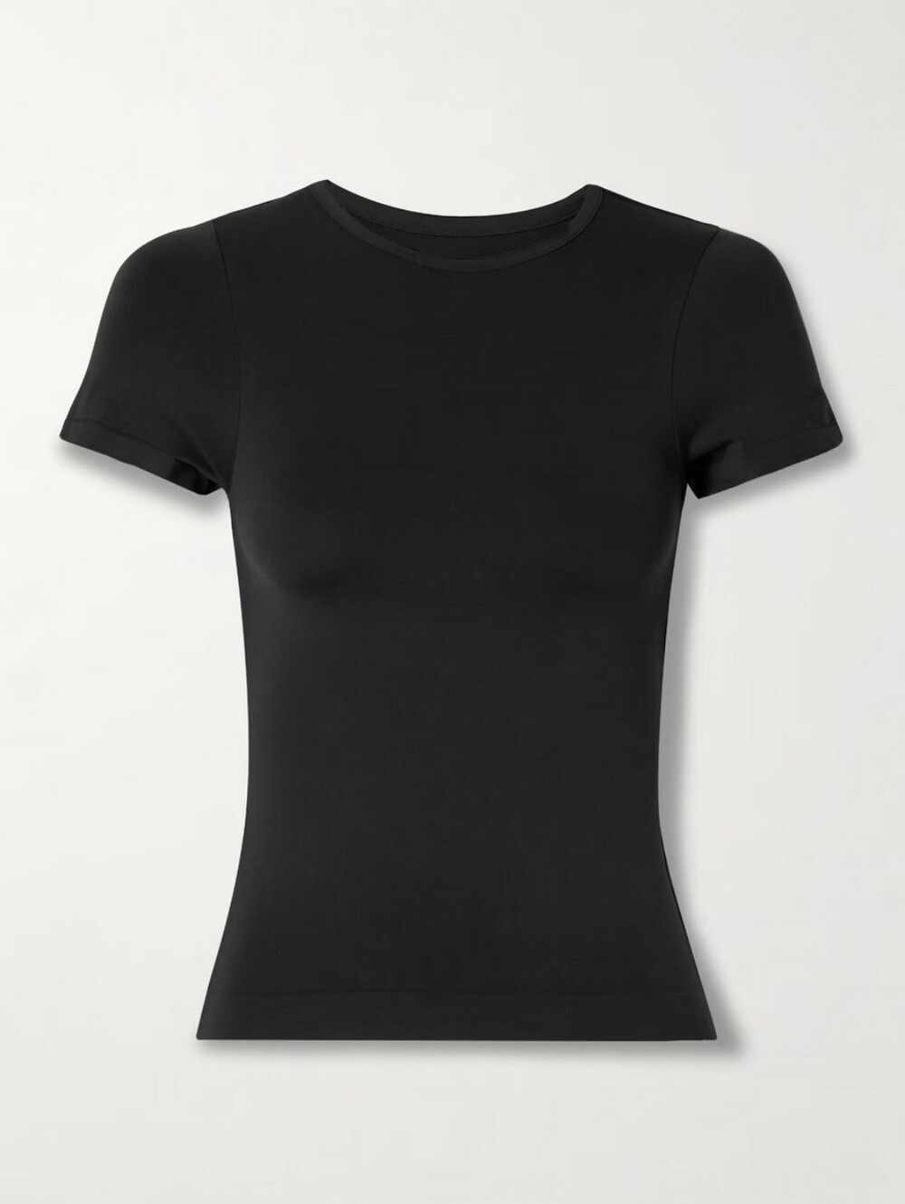 Skims Soft Smoothing Seamless T Shirt Black Crew Neck XSmall New